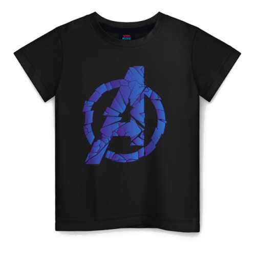 Детская футболка ВсеМайки Avengers logo blue хлопок, р. 152 в Дети