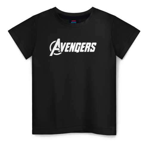 Детская футболка ВсеМайки Avengers logo white хлопок, р. 152 в Дети