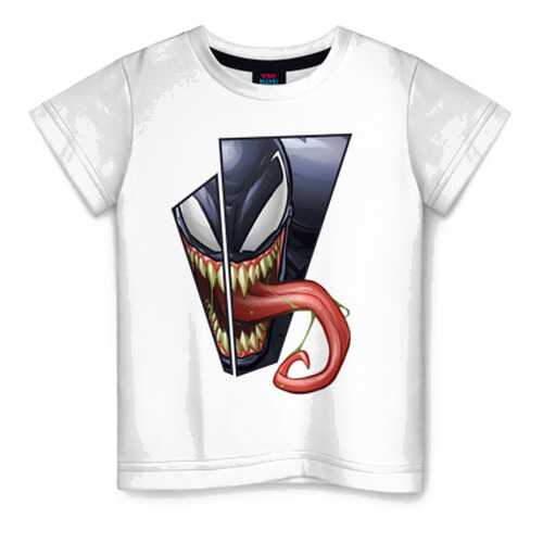 Детская футболка ВсеМайки Venom with tongue sticking out, размер 140 в Дети