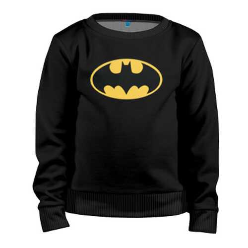 Детский свитшот ВсеМайки Batman logo, р. 140 в Дети