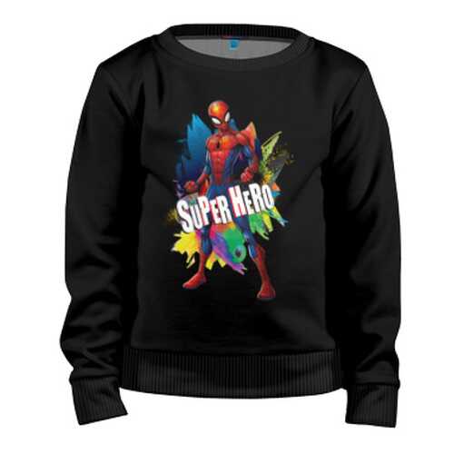 Детский свитшот ВсеМайки Spider-Man Super Hero, р. 128 в Дети