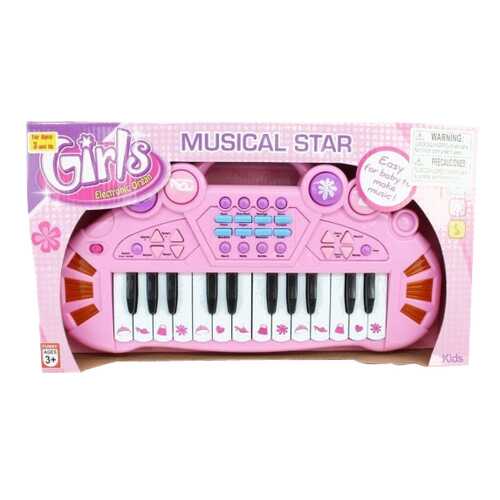 Игрушечный синтезатор Musical Star розовый Б29965 Shenzhen Toys в Дети