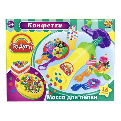 Набор для лепки из пластилина ABtoys Конфетти в Дети