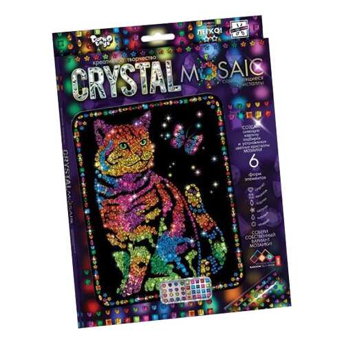 Мозаика Danko Toys Crystal Mosaic - Кот с бабочкой CRM-01-03 в Дети