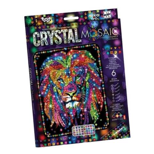 Набор креативного творчества Danko Toys Crystal Mosaic. Лев в Дети