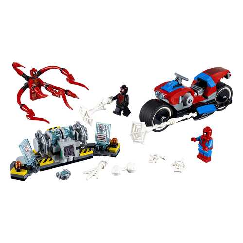 Конструктор LEGO Super Heroes Спайдермен: Спасательная операция на мотоциклах серии 76113 в Дети