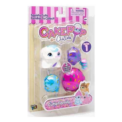 Набор игрушек Basic fun Cake Pop Cuties Families Котята и щенки в Дети