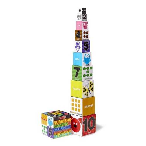 Кубики Melissa&Doug Первые навыки Цифры.формы и цвета,блоки (9042) в Дети