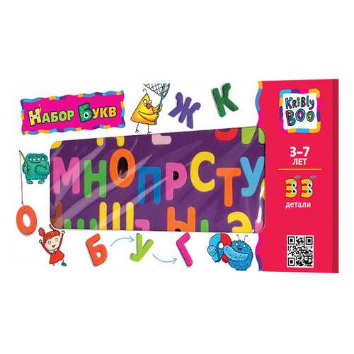 Развивающая игрушка KriBly Boo Буквы в Дети