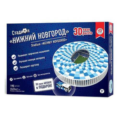 3d пазл IQ 3D PUZZLE 16554 Нижний Новгород в Дети