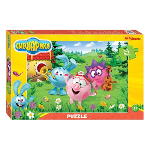 Пазл Step Puzzle maxi 24 детали Смешарики в Дети