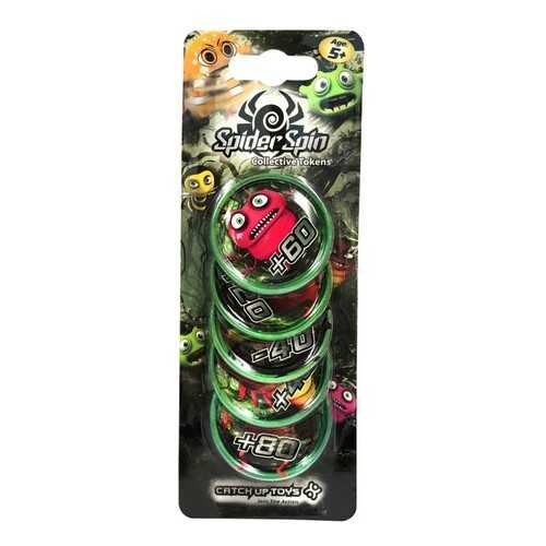 Жетоны CATCHUP TOYS SS-002T-GRE Spider Spin. Collective Tokens (Green) в Дети