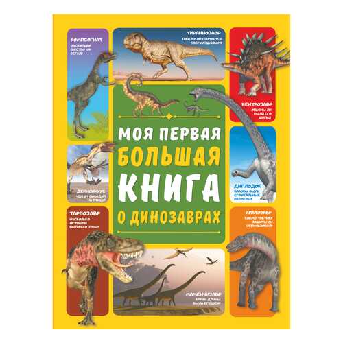 Моя первая большая книга о динозаврах в Дети