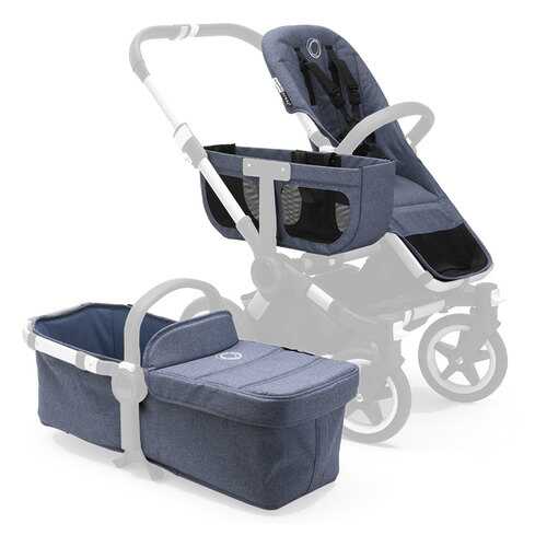 Комплект BUGABOO Donkey 2 Основной тканевый blue melange в Дети