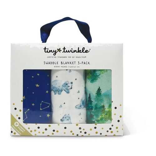 Комплект пелёнок TinyTwinkle 120x120 3шт FOREST SET в Дети