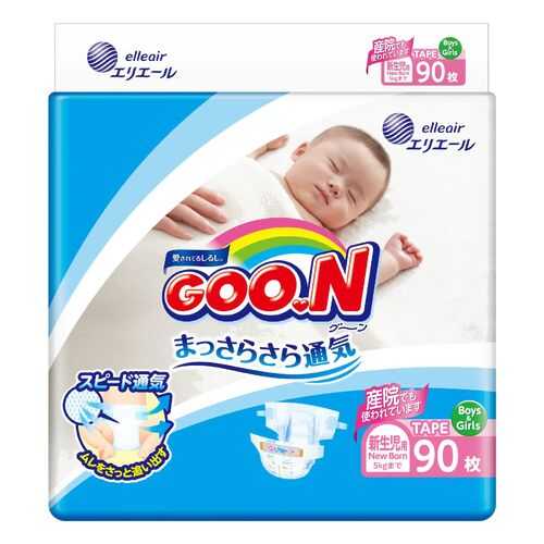 Подгузники GOO.N NB (0-5 кг), 90 шт. в Дети