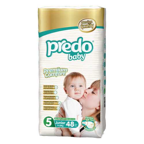 Подгузники Predo Baby Junior №5 Гигантская пачка 48 шт. 11-25 кг в Дети